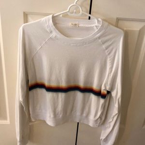 John Galt/Brandy Melville Rainbow Stripe Top